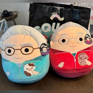 Warren Buffet & Charlie Munger
Squishmallows 16" Berkshire Hathaway
Omaha 2024
